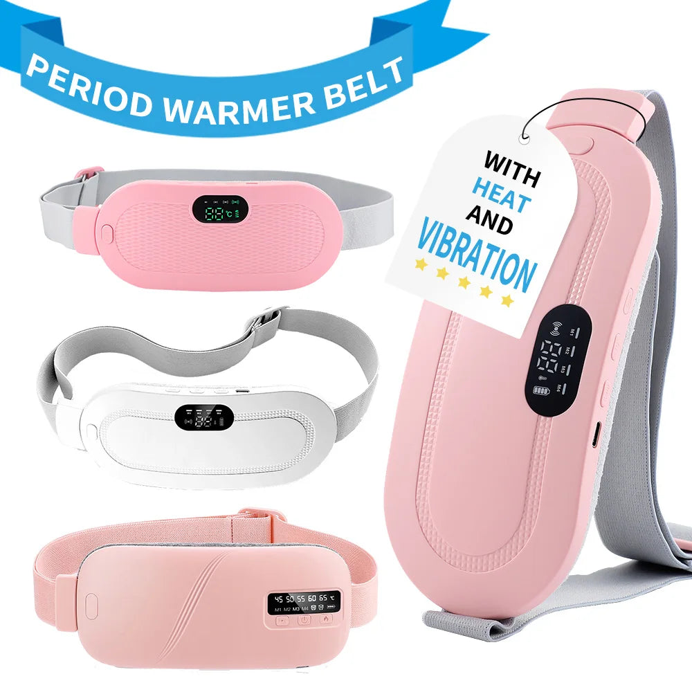 CycleComfort Wearable Heating Pad — Wireless Period Pain Relief Belt