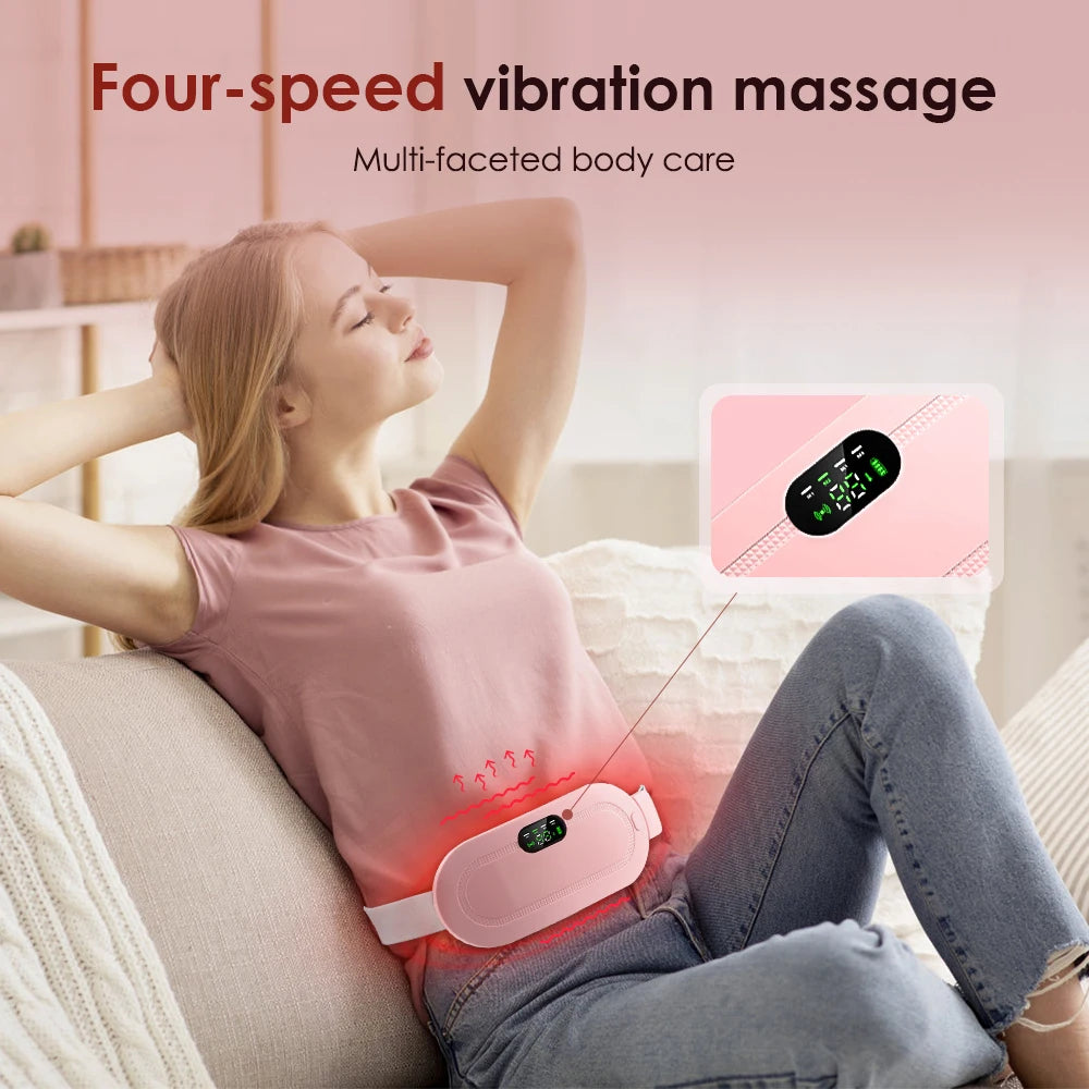 CycleComfort Wearable Heating Pad — Wireless Period Pain Relief Belt