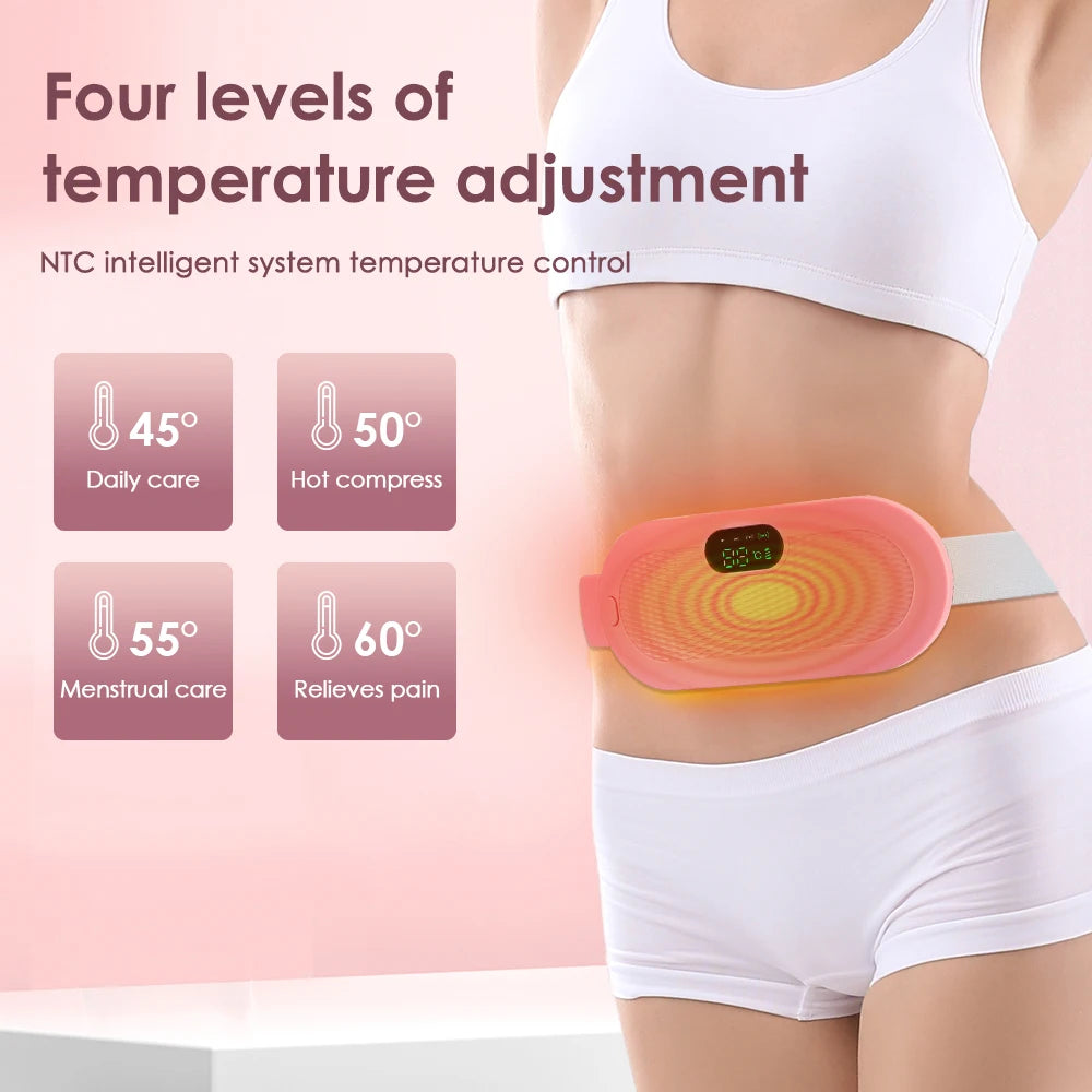 CycleComfort Wearable Heating Pad — Wireless Period Pain Relief Belt